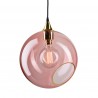 Ballroom XL design pink glass pendant light
