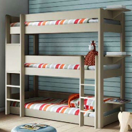 Triple bunk bed inseparable Dominique