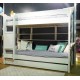 Inseparable bunk bed Dominique white - mathy by bols
