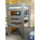 High sleeper bed grey Dominique 186