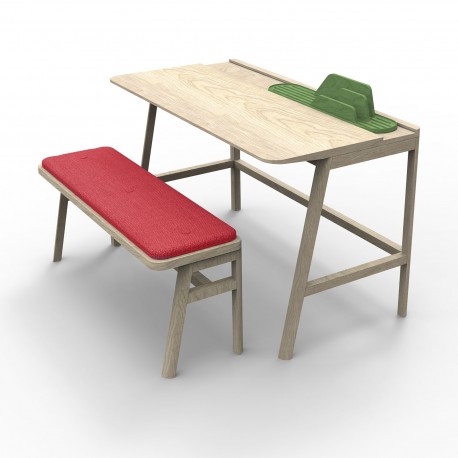 Desk Vessel with its bench + cushion