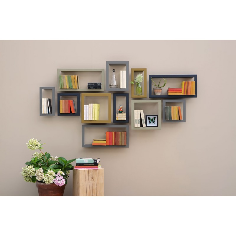 Presse Citron wall shelves: Stick shelf at Pure Deco