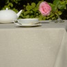 Golden coated cotton tablecloth