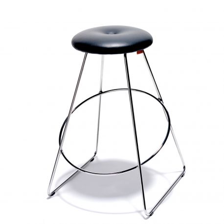 upscale leather kitchen stool 