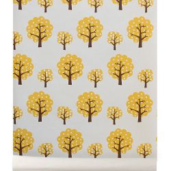 Papier peint enfant Ferm Living Dotty jaune