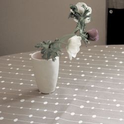 Nappe enduite Perles Taupe