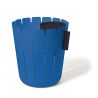 Blue trash bin for office