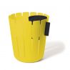Yellow recycling basket