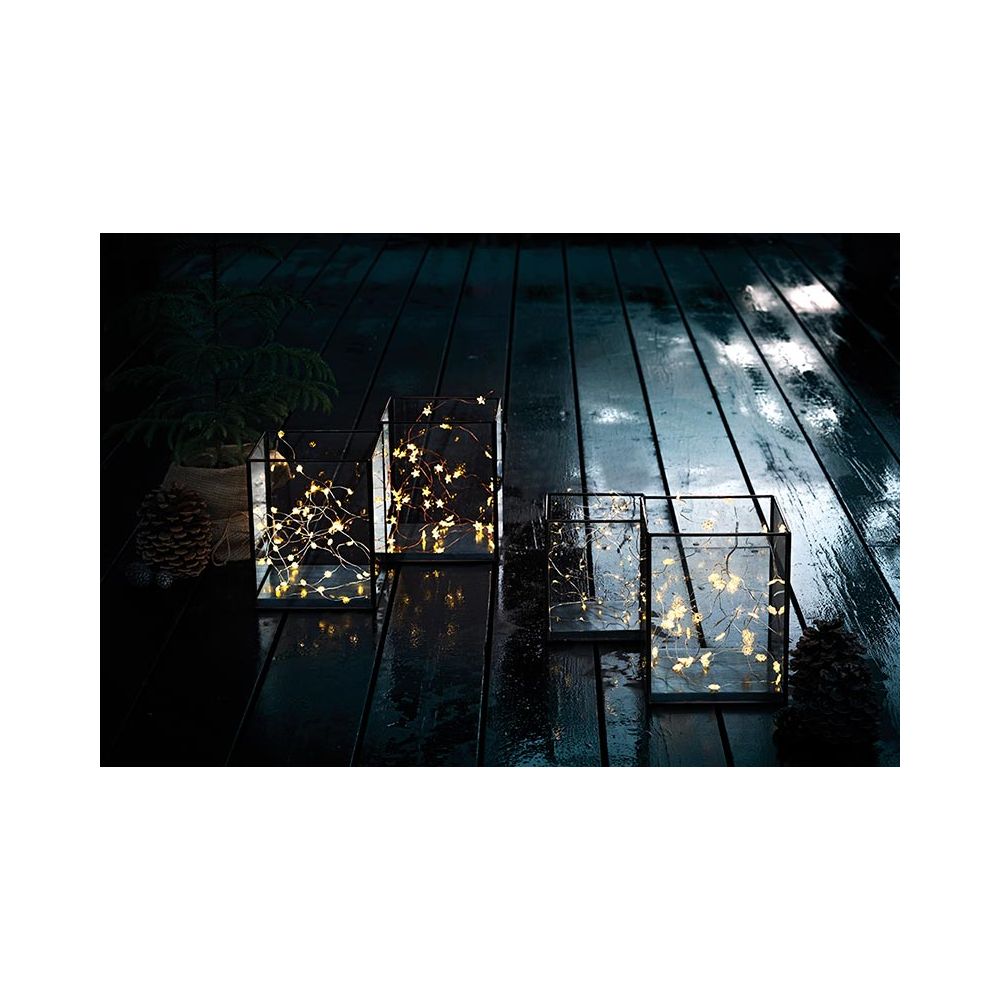 Guirlande lumineuse LED avec compartiment à piles et minuterie, 20