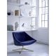 Blue armchair Velvet Bloomingville