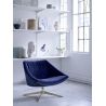 Blue armchair Velvet Bloomingville