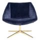 Scandinavian vintage blue armchair
