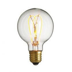 Filament LED globe bulb W d 80