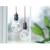Led filament bulb for nud hanging lamp