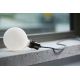 Nud LED white globe bulb 