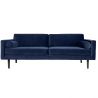 Blue velvet sofa 