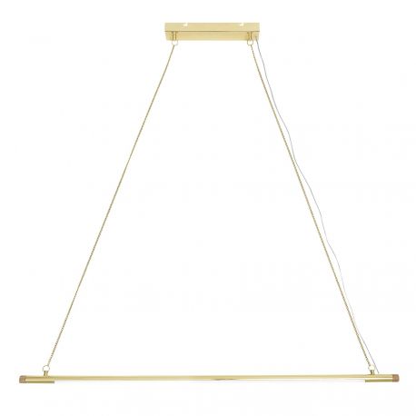 Geometric metal pendant